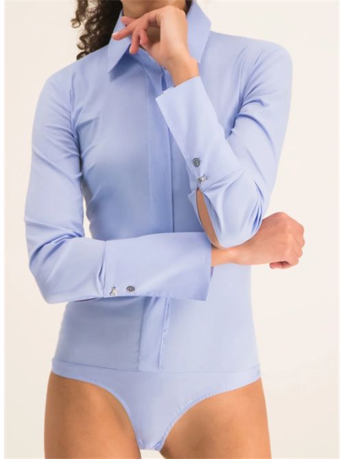 Patrizia Pepe Body CC0355/A01-C268 Blu Slim Fit PATRIZIA PEPE | CC0355-A01-C268